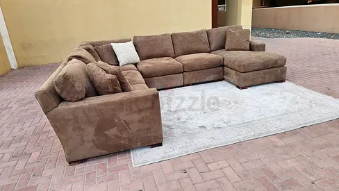 Axis U shape feather 🪶 filled Cratebarrel Sofa