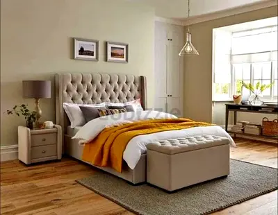 Valvet Storage Bed For Sale With Beautiful Soft Design