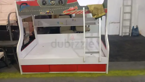 Childrens Racing-Themed Bunk Bed