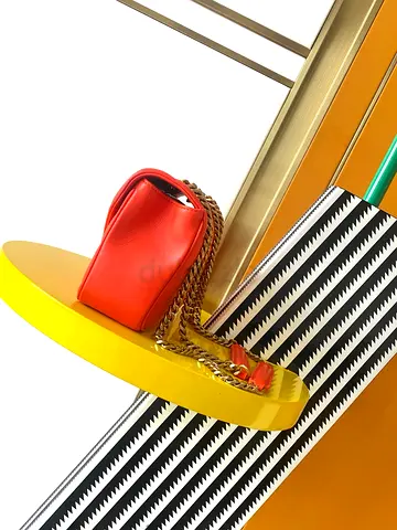 Saint Laurent LouLou Small Bag in Orange Matelasse Lambskin