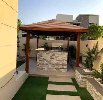 Outdoor Pavilion with BBQ Area