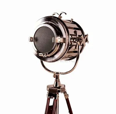 Marina Home Sleek Steel Tripod Floor Lamp - Vintage Style Light