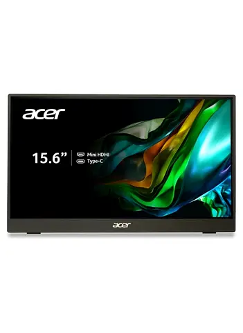 Acer PM1 15.6 FHD Portable Monitor | IPS Panel | Ultrathin and Ultralight Design