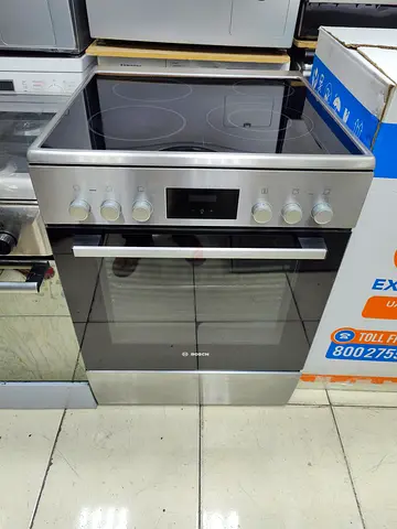 Bosch Electric ceramic 4 hobs cooking range oven fan stove 60x60 with digital touch timer control