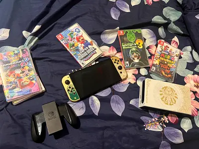 Nintendo switch + 4 games