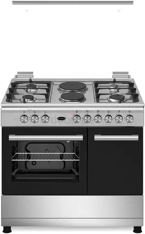 Venus Cooker 90x60 cm 4 GAS + 2 Hot Plate with Electric Oven VC9642BCD (MADE IN TURKEY)