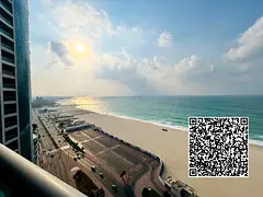 Fully furnished 3 Bhk available for rent in Ajman corniche residence tower