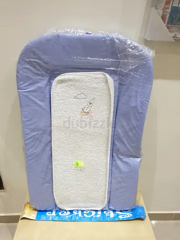 Baby changing mat light blue