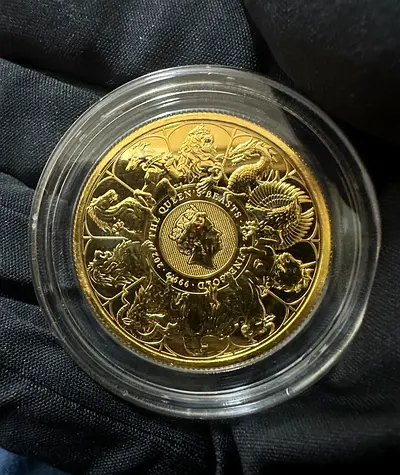 2020 GB - Queen’ Beasts 1 Ounce Gold Completer Bu