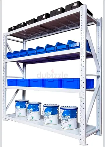 Heavy Duty Industrial Storage Rack 200/60/200- 4 level white Cloure