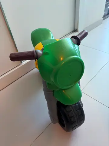 Kids Green Toy Motorcycle