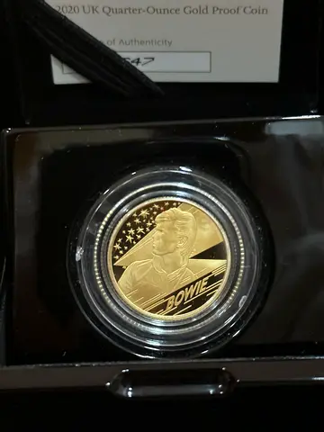 2020 Great Britain - David Bowie 1/4oz Gold Proof