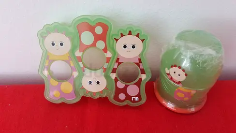 Mother are Baby utensils green