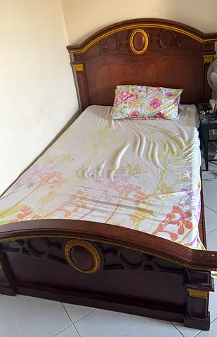 Bed with mattres