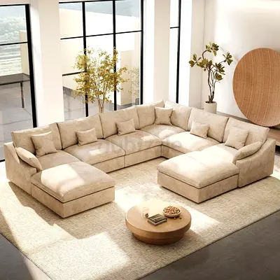 Cozy Modern Sectional Sofa Set