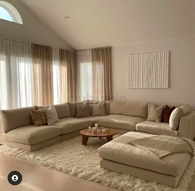 Cozy L-Shaped Sofa Set