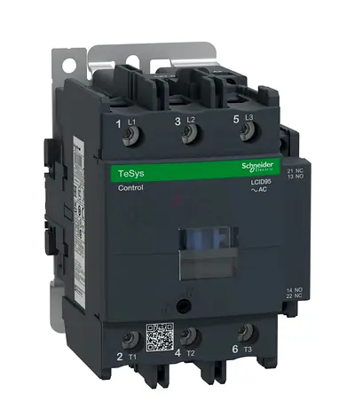 TeSys D contactor - 3P(3 NO) - AC-3 - = 440 V 95 A - 220 V AC 50/60 Hz coil