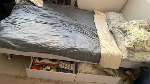 Bed with drawers 2 person 120cm home center
