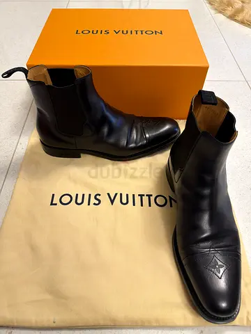 Louis Vuitton Leather Chelsea Boots