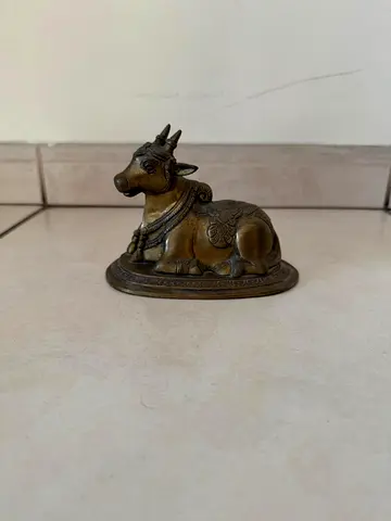 Decorative Antique Cow Figure