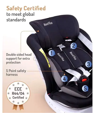 Bonfino Car Seat - Safety Certified