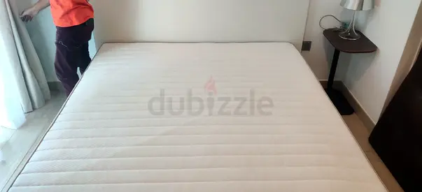 Queen size bed with mattress available in perfect condition