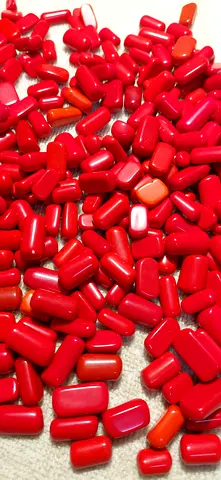 Beautiful Collection of Red Coral Beads