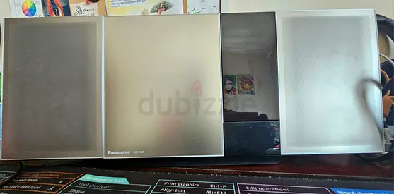 Panasonic Compact Stereo System (SC-HC49) AM/FM CD Aux MP3 iPod Dock w/ Remote