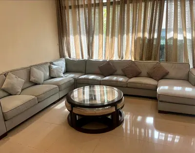 Comfortable Modern Sectional Sofa With Coffee Table ( negotiable)