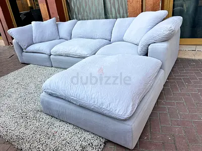 Luscious feather 🪶 filled modular sofa