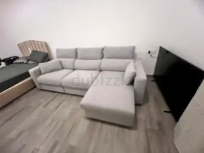 Ikea eskilstuna L shape sofa under storage