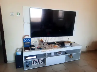 Tv table and tv holder