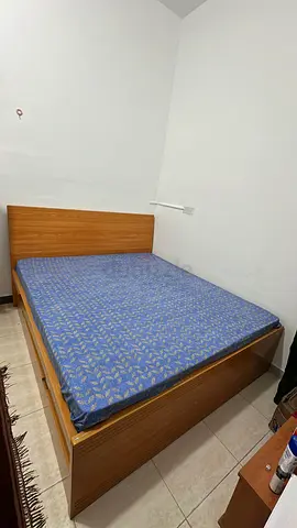 Essential Wooden Bed Frame with Mattress