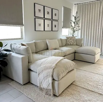 Cozy and Modern L-Shaped Sofa for Your Living Room