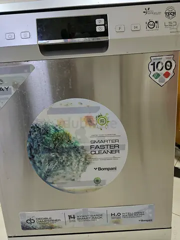 Bompani Smart Dish Washer with 14 Place Setting, Three Rack