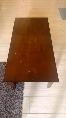 Solid Wood Coffee Table in Good Condition