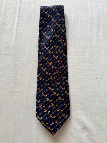 Elegant Mens Tie with Nautical Design
