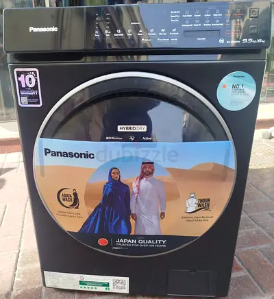 Panasonic 9.5kg Washer Dryer Combo, 5 Star Water Efficiency  Energy Efficiency, Abaya wash by Gentl