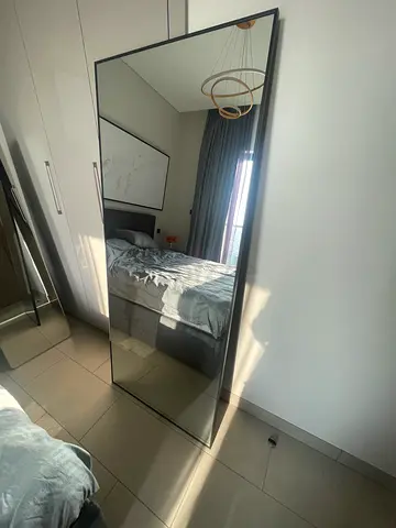 Full-Length Mirror with Modern Frame