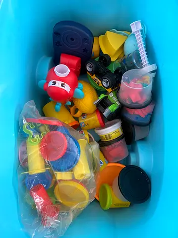 Play dough and  tools