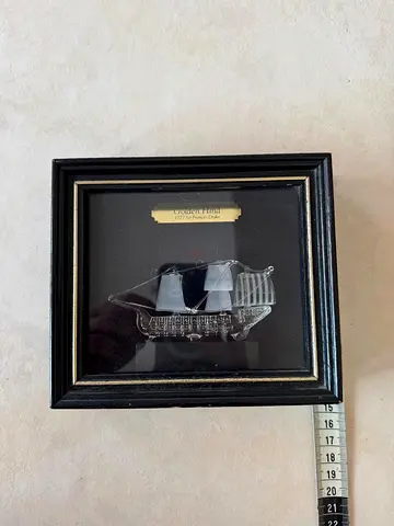 Glassship Collectible Display Piece