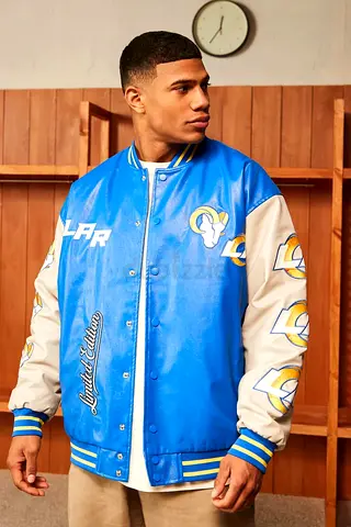 Nfl Oversized La Rams Bomber Jacket