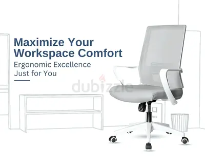 Medium back mesh chair