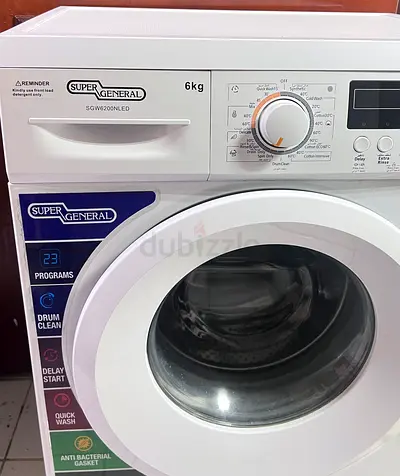 Well-maintained Super General 6kg Front Load Washing Machine