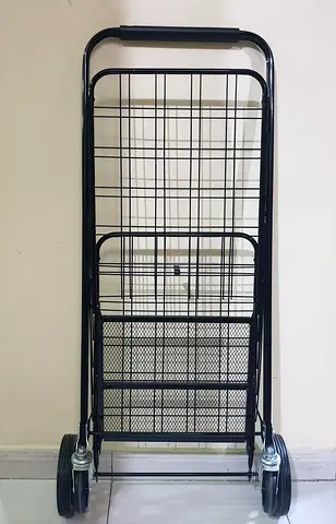 Black Heavy Duty Portable Folding Utility Cart