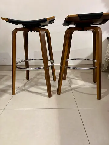 Rotating breakfast chairs 2 piece