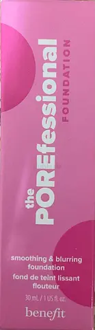 The POREfessional Smoothing and Blurring Foundation