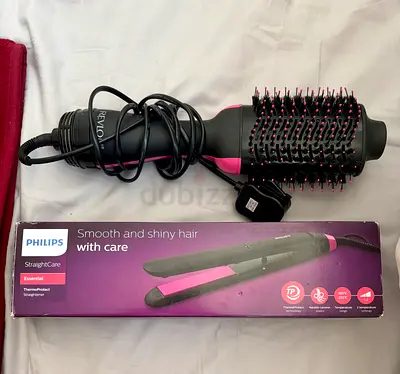 Excellent condition hair straightener and blowout brush