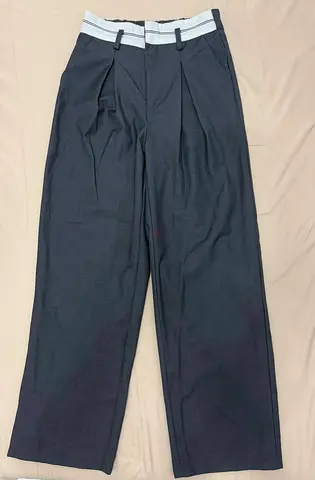 Wide-Leg Trousers, Size S