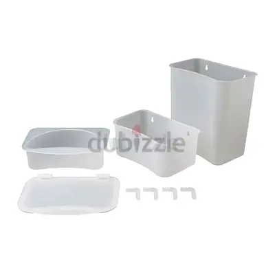 Baby changing table storage boxes